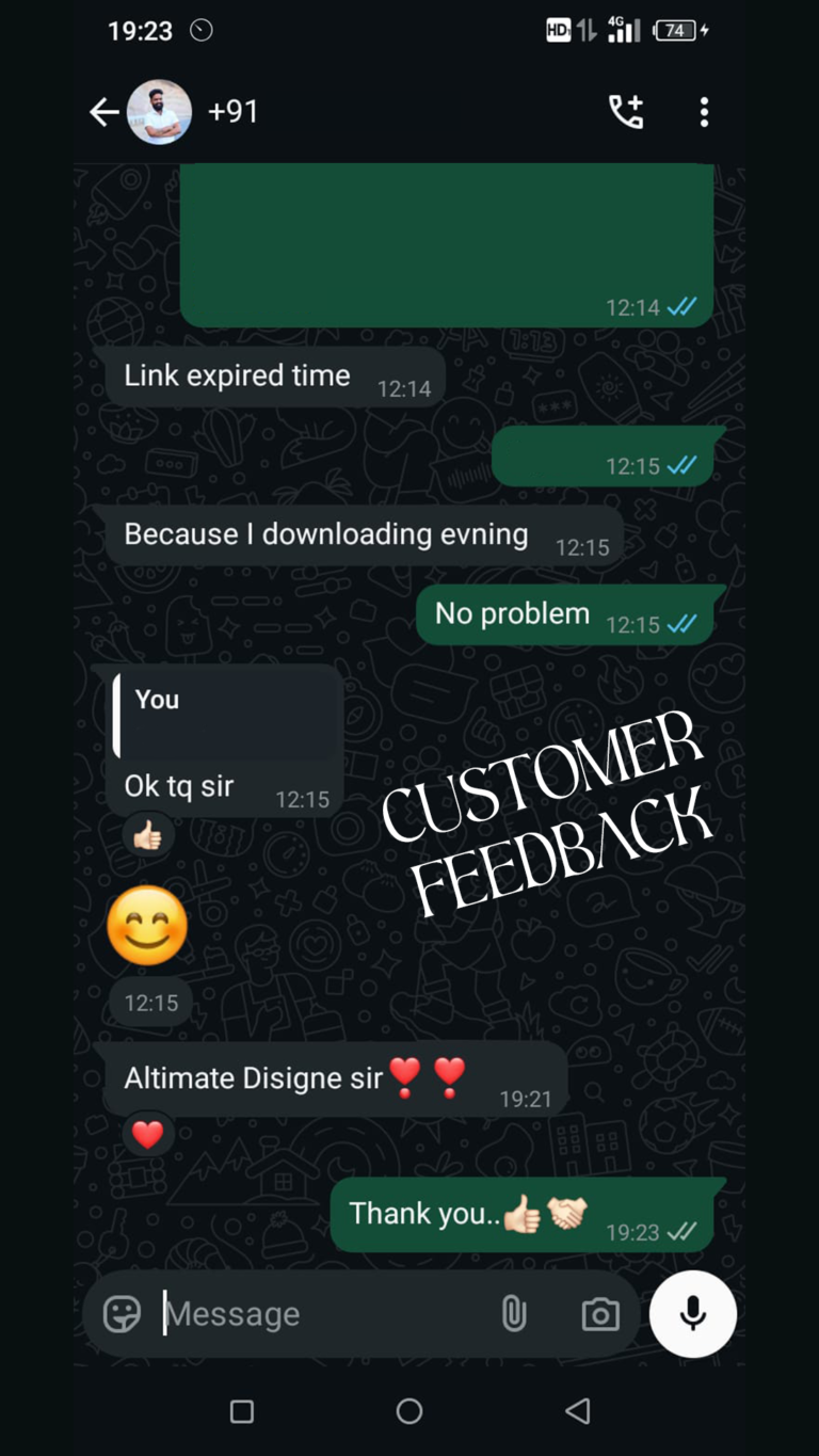 Customer Feedback 28072025